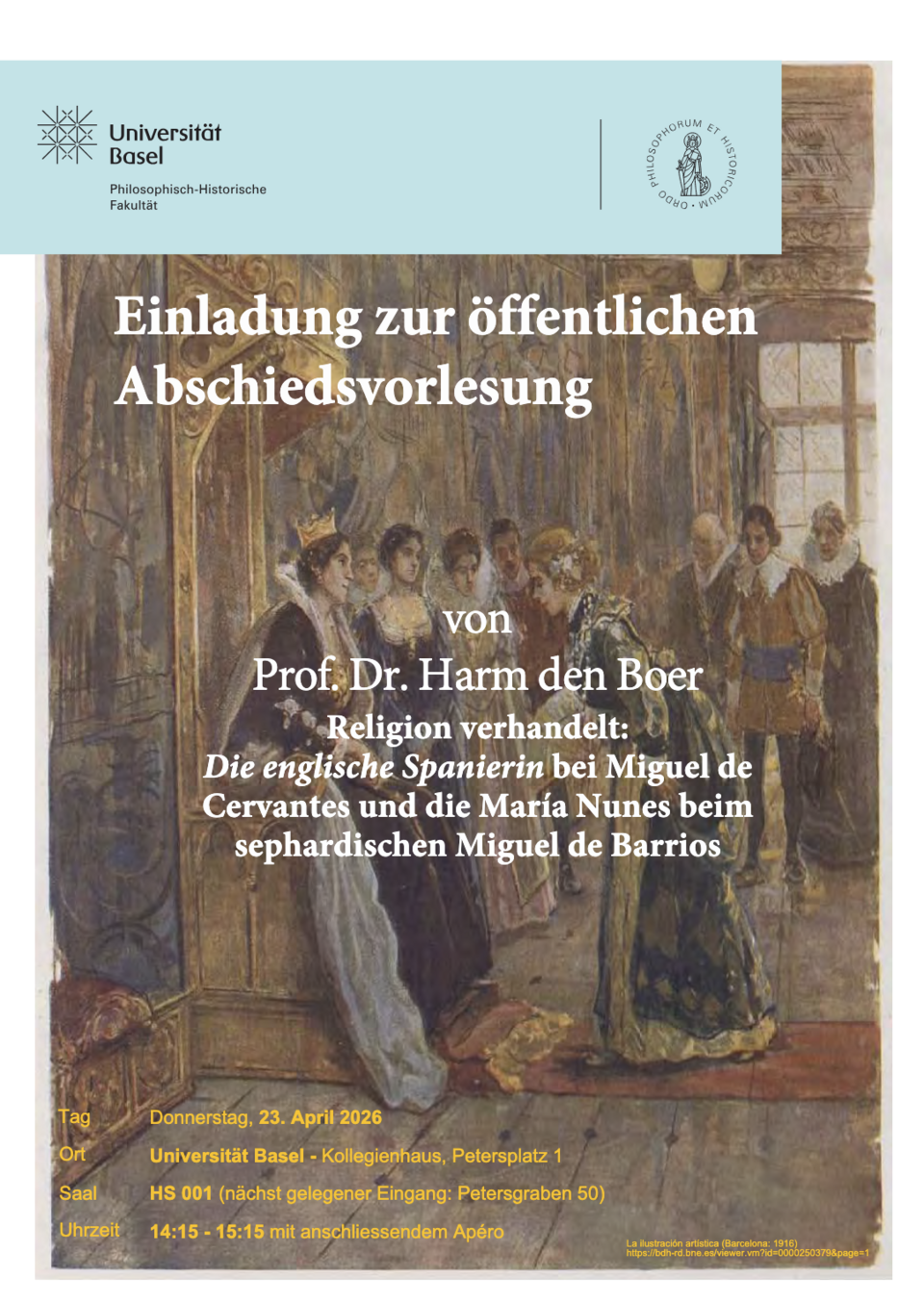 Abschiedsvorlesung Harm den Boer