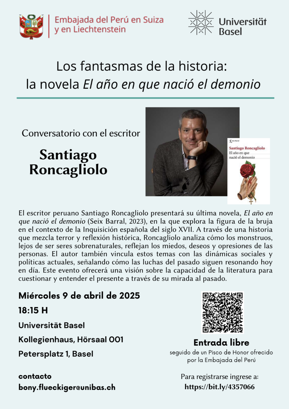 Flyer Santiago Roncagliolo