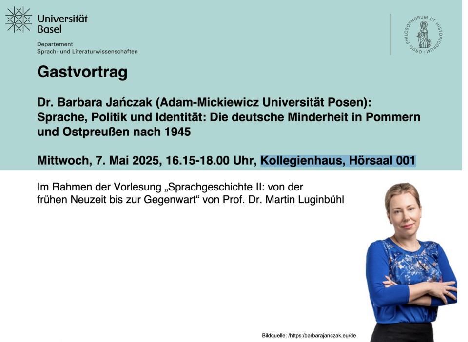 Gastvortrag Barbara Jańczak