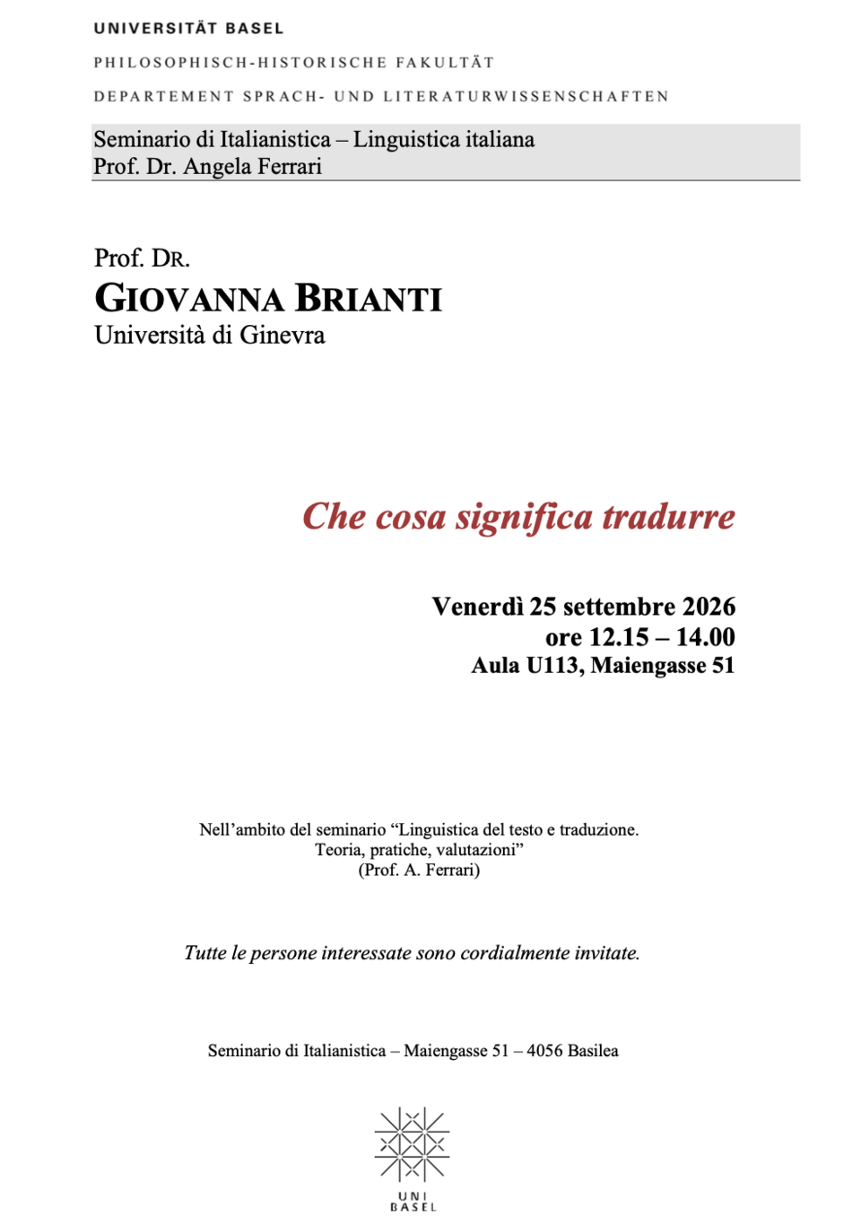 Che cosa significa tradurre