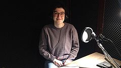 Während der Aufnahmen am New Media Center: Nataša Pavković studiert englische und slavische Literaturwissenschaft.