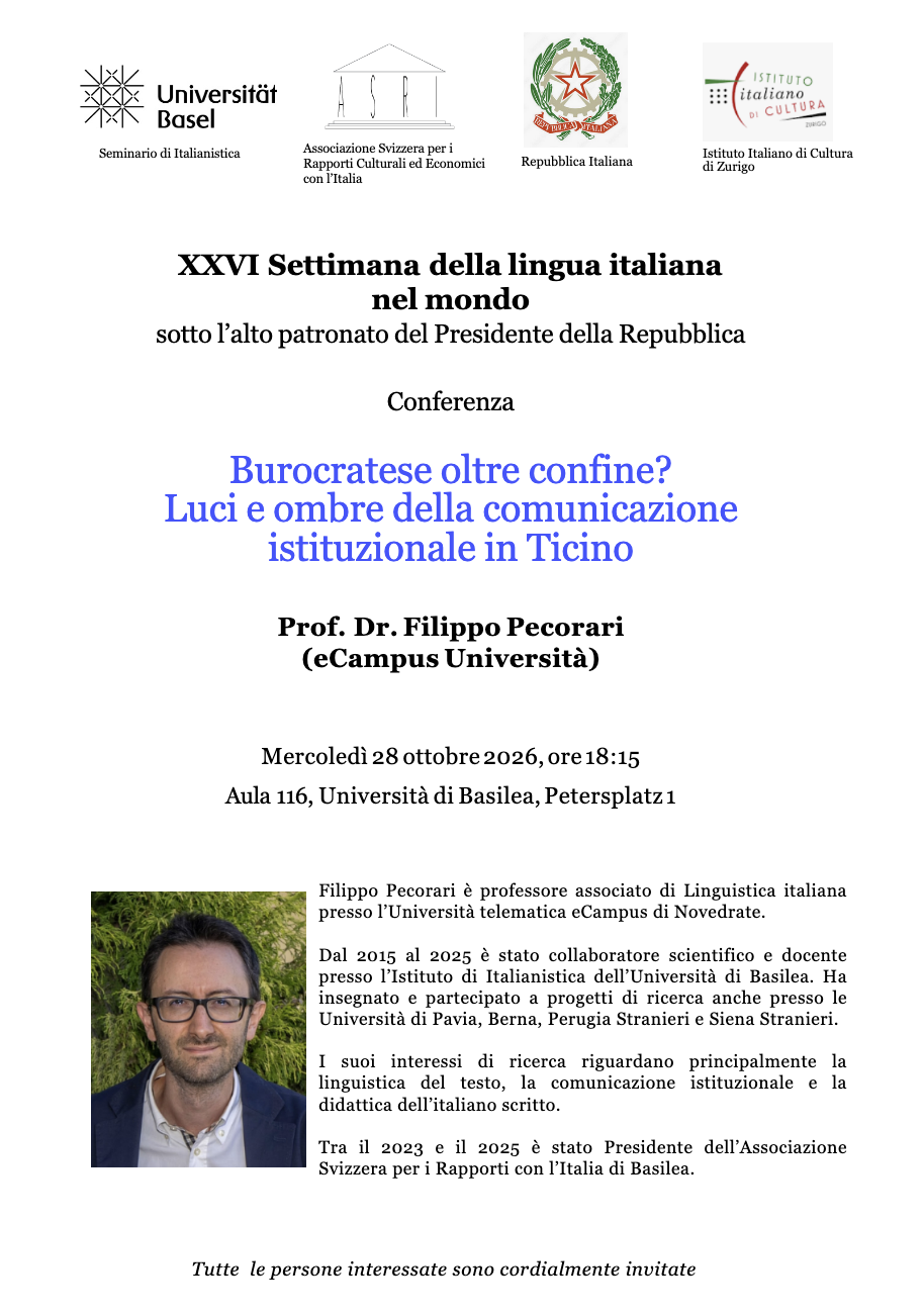  Settimana della lingua italiana nel mondo